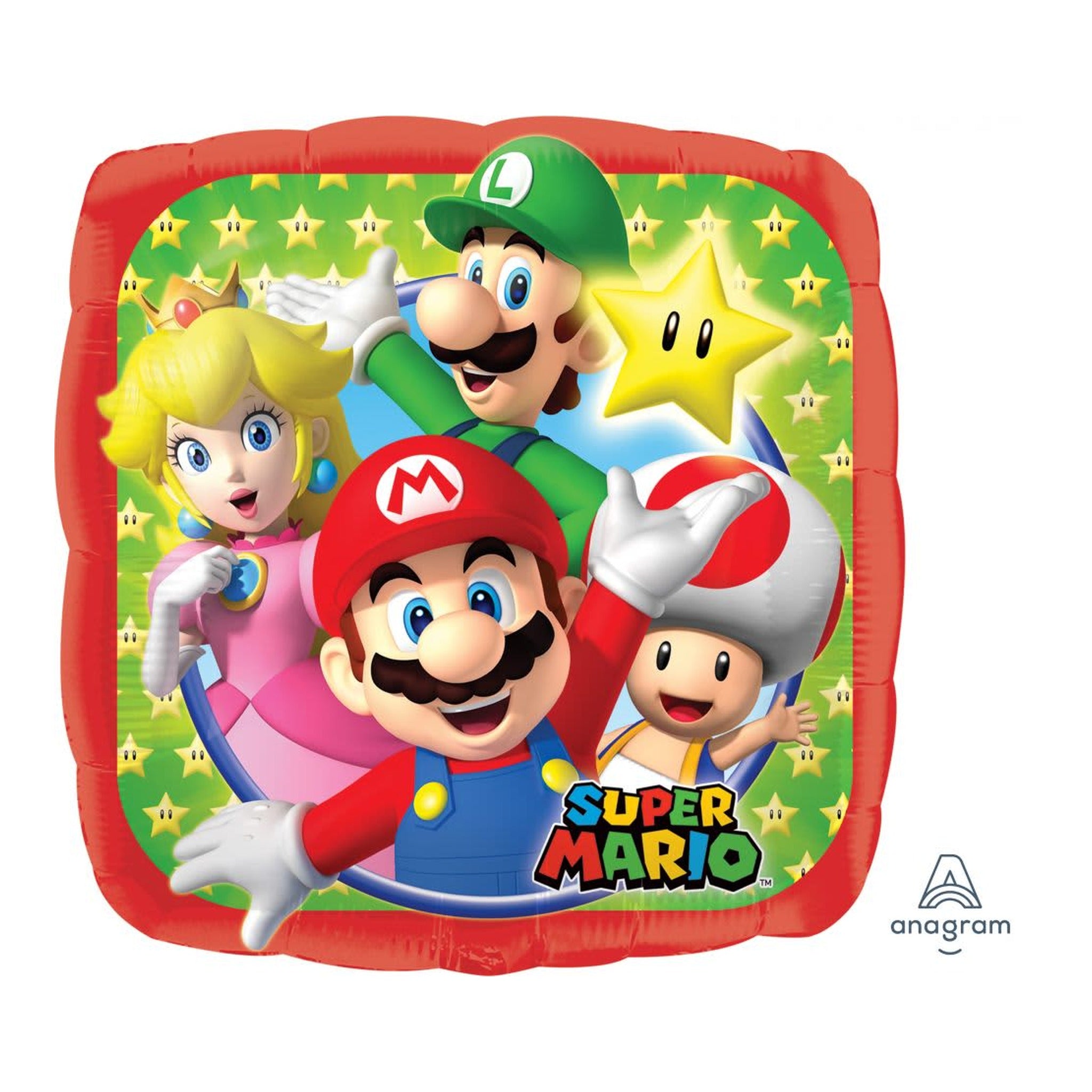 Super Mario Foil Balloon 18"